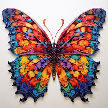 Butterfly Symmetry Canvas